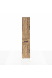 Arges Dolap 3 Raflı Tek Çekmeceli Tek Askılı 44x30x221 Aytaşı-Çam