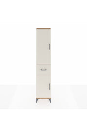 Arges Dolap 4 Raflı Tek Çekmeceli 2 Kapaklı 44x30x221 Çam-Aytaşı