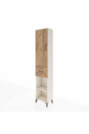 Arges Dolap 4 Raflı Tek Çekmeceli Tek Kapaklı 44x30x221 Aytaşı-Çam