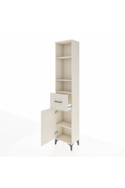 Arges Dolap 4 Raflı Tek Çekmeceli Tek Kapaklı 44x30x221 Aytaşı-Aytaşı