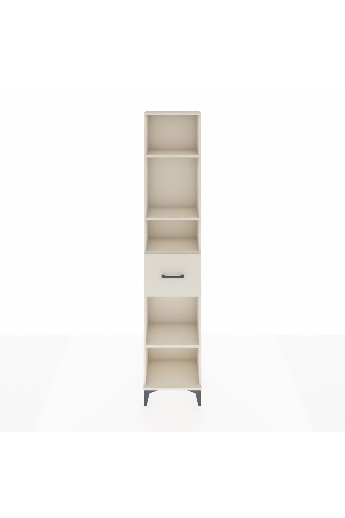 Arges Dolap 4 Raflı Tek Çekmeceli 44x30x221 Aytaşı-Aytaşı