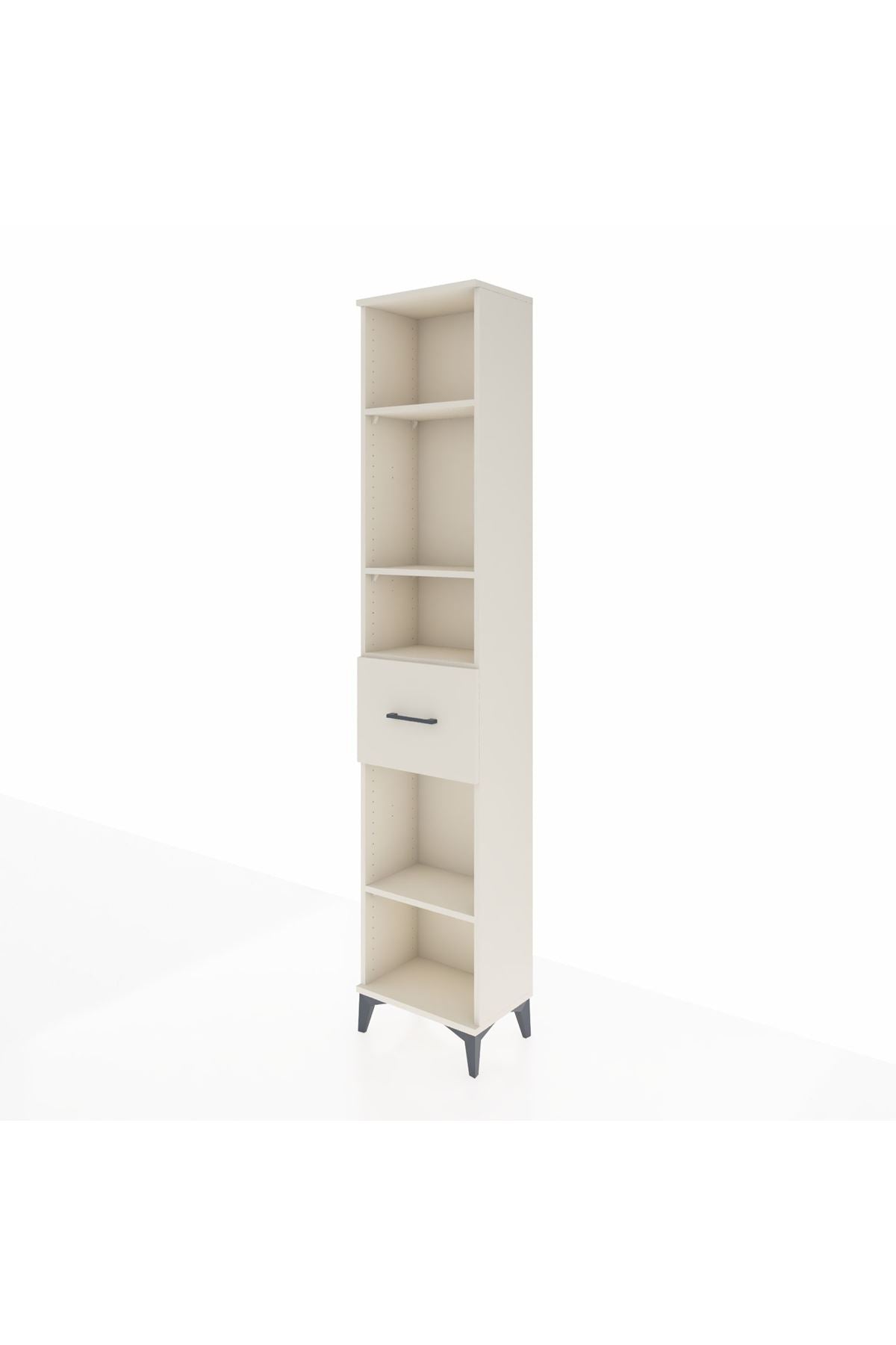 Arges Dolap 4 Raflı Tek Çekmeceli 44x30x221 Aytaşı-Aytaşı