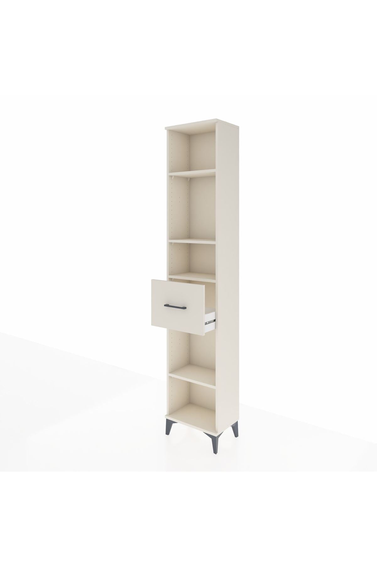 Arges Dolap 4 Raflı Tek Çekmeceli 44x30x221 Aytaşı-Aytaşı