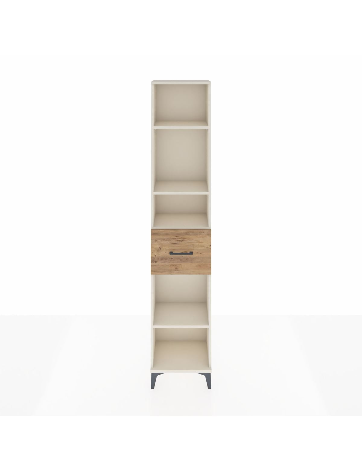 Arges Dolap 4 Raflı Tek Çekmeceli 44x30x221 Aytaşı-Çam