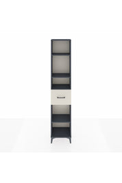 Arges Dolap 4 Raflı Tek Çekmeceli 44x30x221 Antrasit-Aytaşı