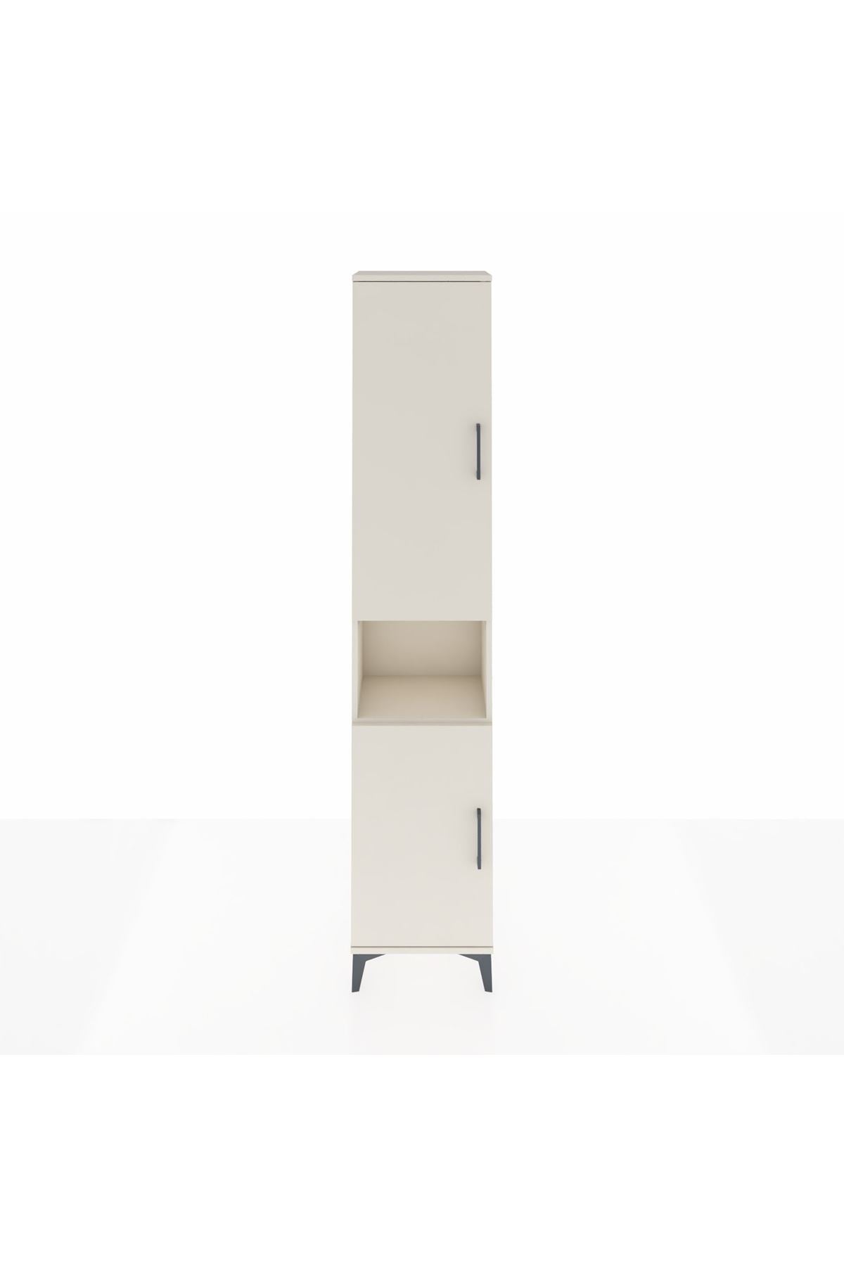 Arges Dolap 4 Raflı 2 Kapaklı Tek Askılı 44x30x221 Aytaşı-Aytaşı