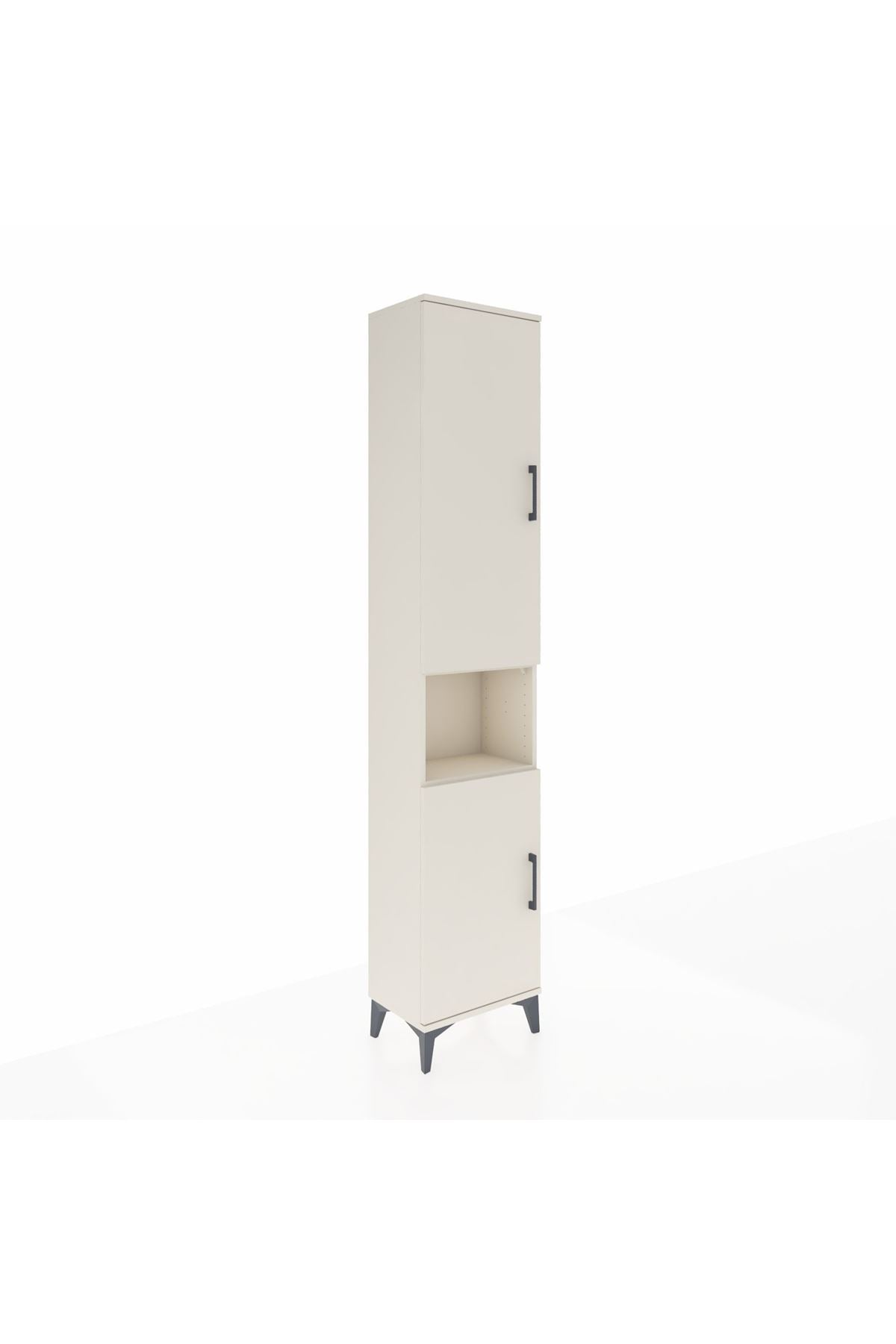 Arges Dolap 4 Raflı 2 Kapaklı Tek Askılı 44x30x221 Aytaşı-Aytaşı