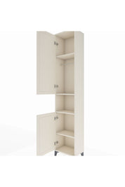 Arges Dolap 4 Raflı 2 Kapaklı Tek Askılı 44x30x221 Aytaşı-Aytaşı