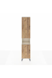 Arges Dolap 4 Raflı 2 Kapaklı Tek Askılı 44x30x221 Aytaşı-Çam