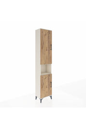 Arges Dolap 4 Raflı 2 Kapaklı Tek Askılı 44x30x221 Aytaşı-Çam