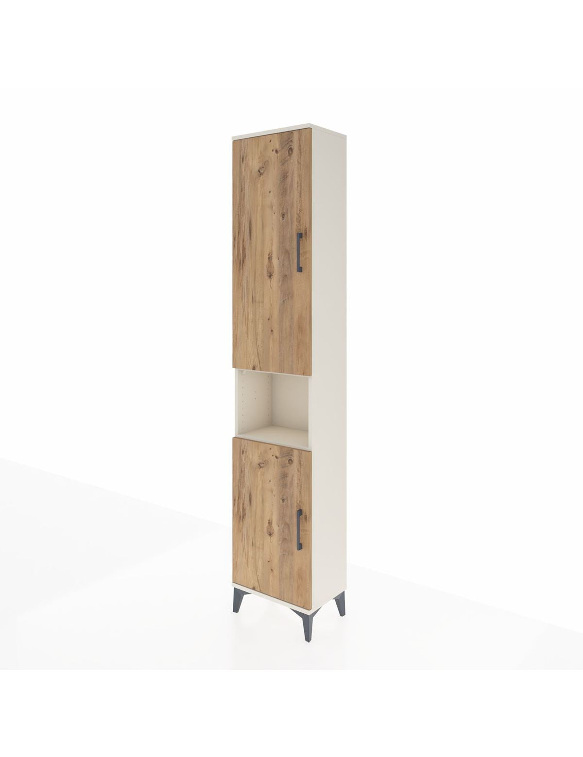 Arges Dolap 4 Raflı 2 Kapaklı Tek Askılı 44x30x221 - S28M199V3A