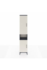 Arges Dolap 4 Raflı 2 Kapaklı Tek Askılı 44x30x221 Antrasit-Aytaşı