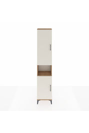 Arges Dolap 4 Raflı 2 Kapaklı Tek Askılı 44x30x221 Çam-Aytaşı