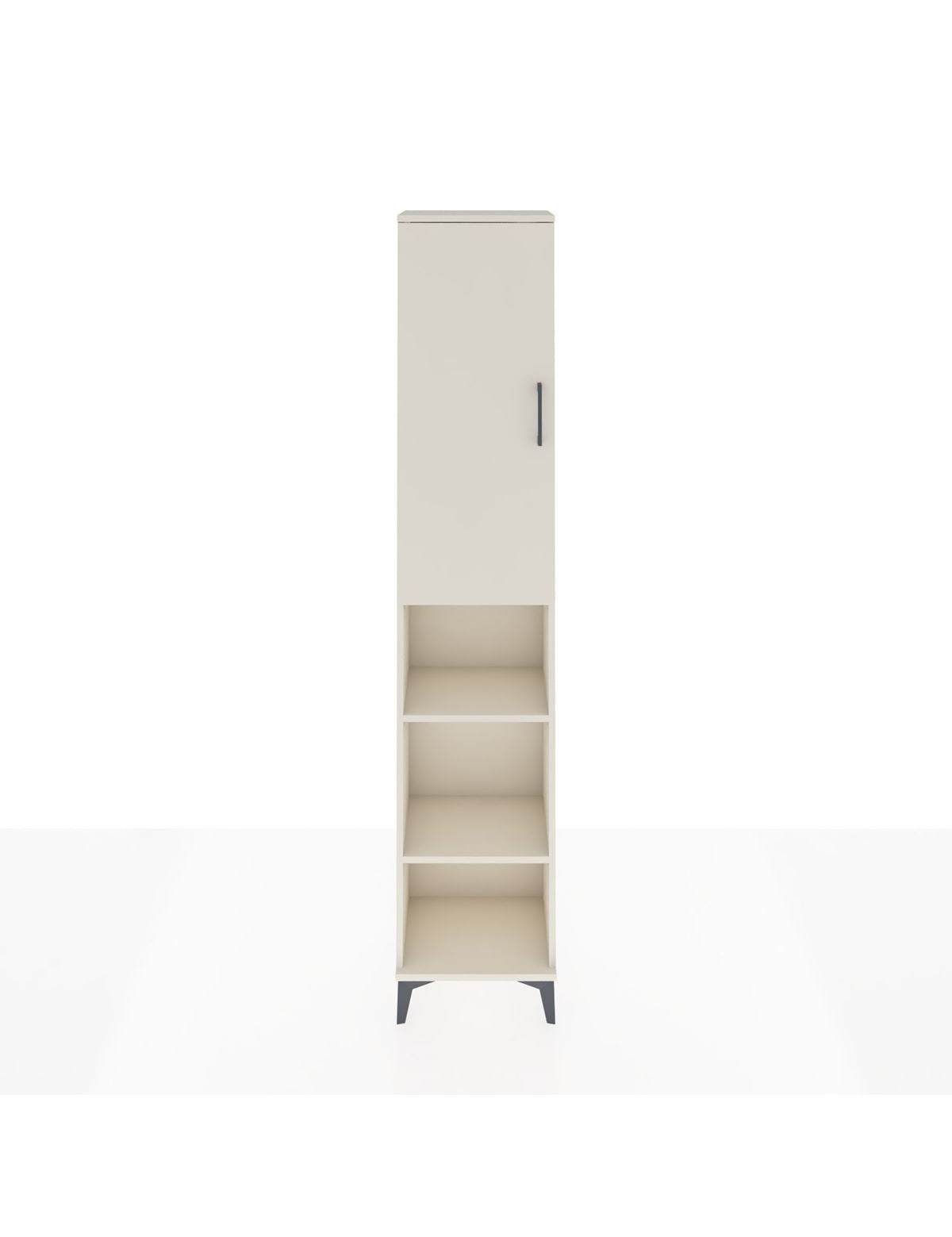 Arges Dolap 4 Raflı Tek Kapaklı Tek Askılı 44x30x221 Aytaşı-Aytaşı