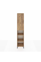 Arges Dolap 4 Raflı Tek Kapaklı Tek Askılı 44x30x221 Çam-Çam