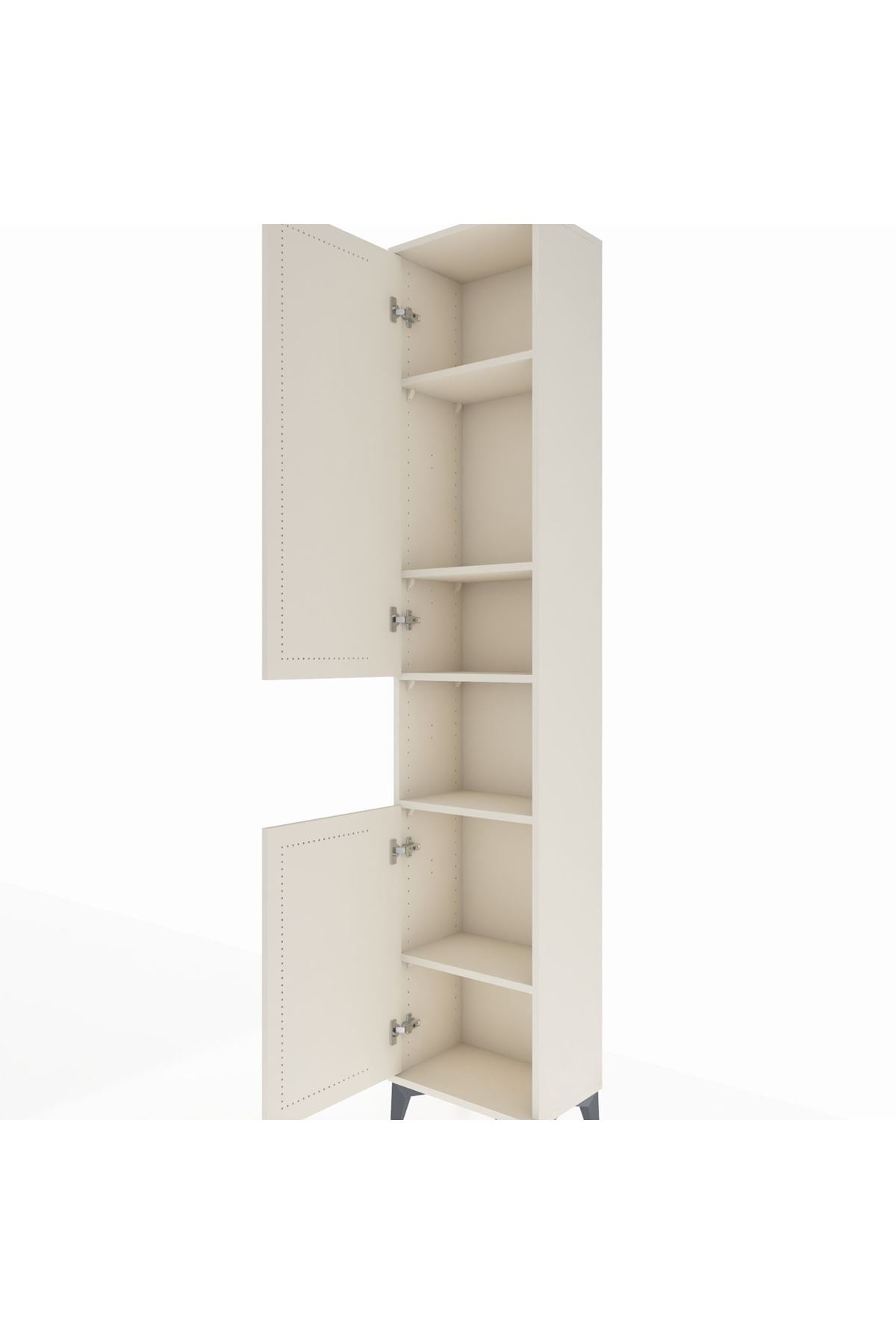 Arges Dolap 5 Raflı 2 Kapaklı 44x30x221 Aytaşı-Aytaşı