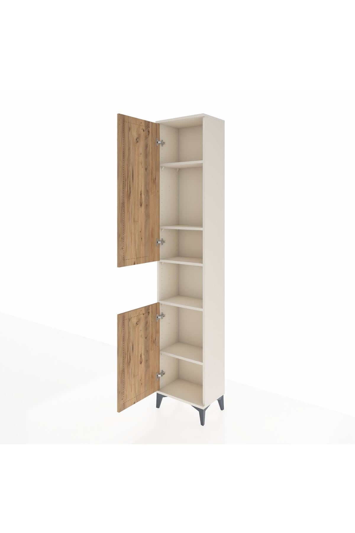 Arges Dolap 5 Raflı 2 Kapaklı 44x30x221 Aytaşı-Çam