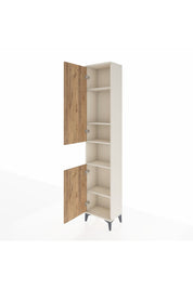 Arges Dolap 5 Raflı 2 Kapaklı 44x30x221 Aytaşı-Çam