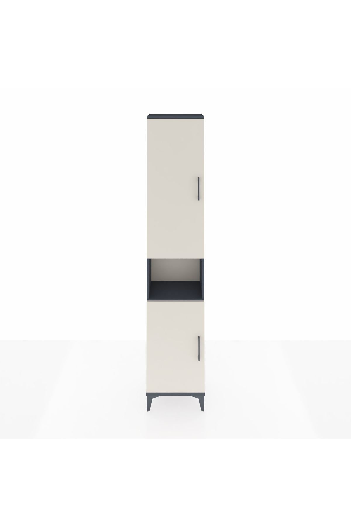 Arges Dolap 5 Raflı 2 Kapaklı 44x30x221 Antrasit-Aytaşı