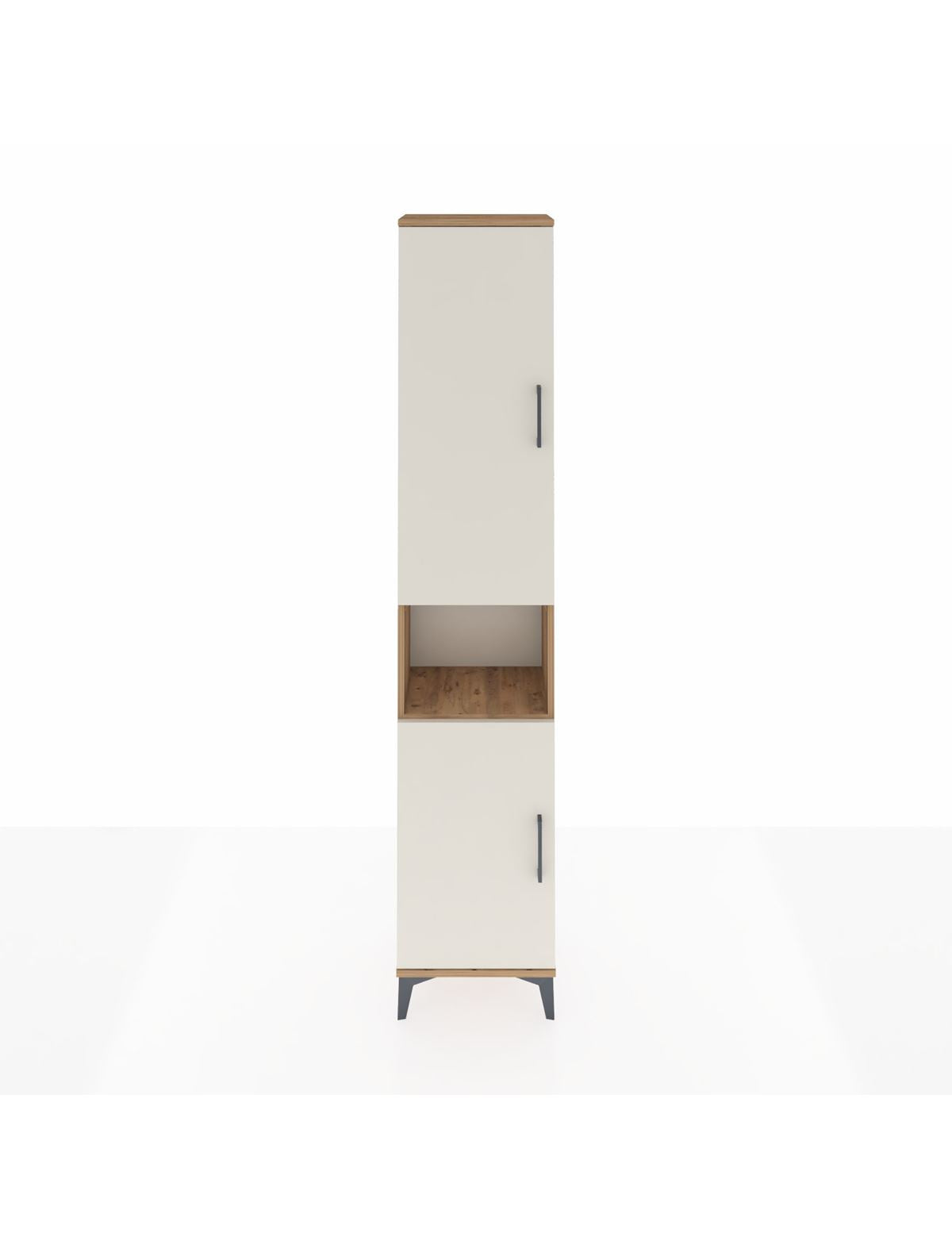 Arges Dolap 5 Raflı 2 Kapaklı 44x30x221 Çam-Aytaşı