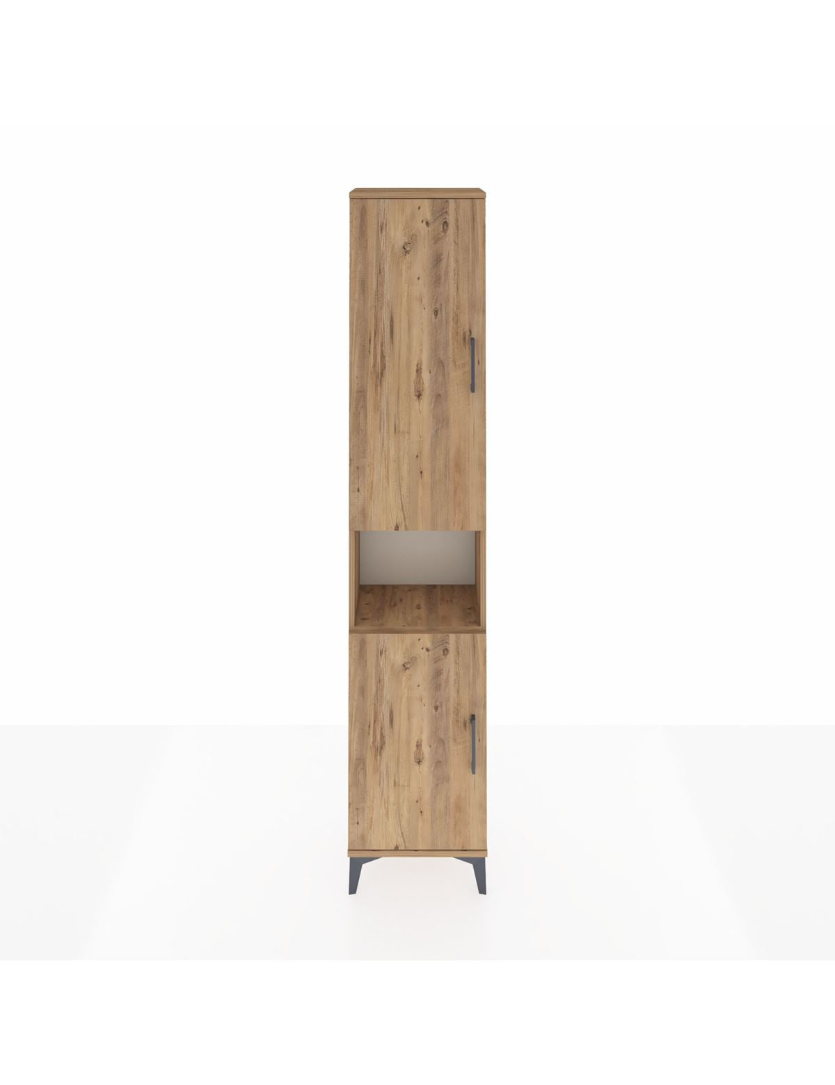 Arges Dolap 5 Raflı 2 Kapaklı 44x30x221 Çam-Çam