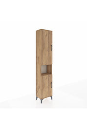 Arges Dolap 5 Raflı 2 Kapaklı 44x30x221 Çam-Çam