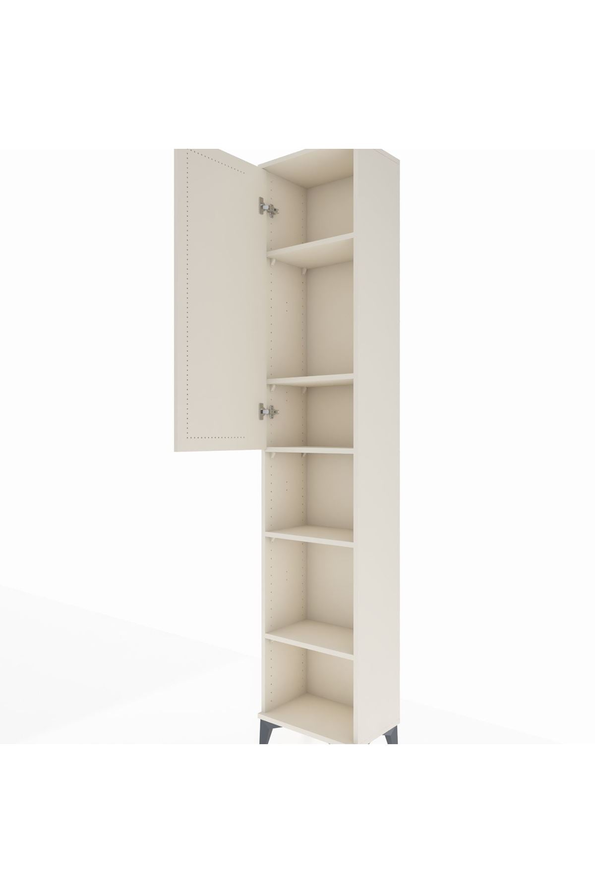 Arges Dolap 5 Raflı Tek Kapaklı 44x30x221 Aytaşı-Aytaşı