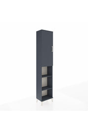 Arges Dolap 5 Raflı Tek Kapaklı 44x30x221 Antrasit-Antrasit