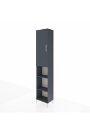 Arges Dolap 5 Raflı Tek Kapaklı 44x30x221 Antrasit-Antrasit