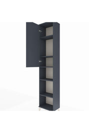 Arges Dolap 5 Raflı Tek Kapaklı 44x30x221 Antrasit-Antrasit