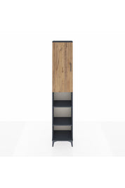 Arges Dolap 5 Raflı Tek Kapaklı 44x30x221 Antrasit-Çam