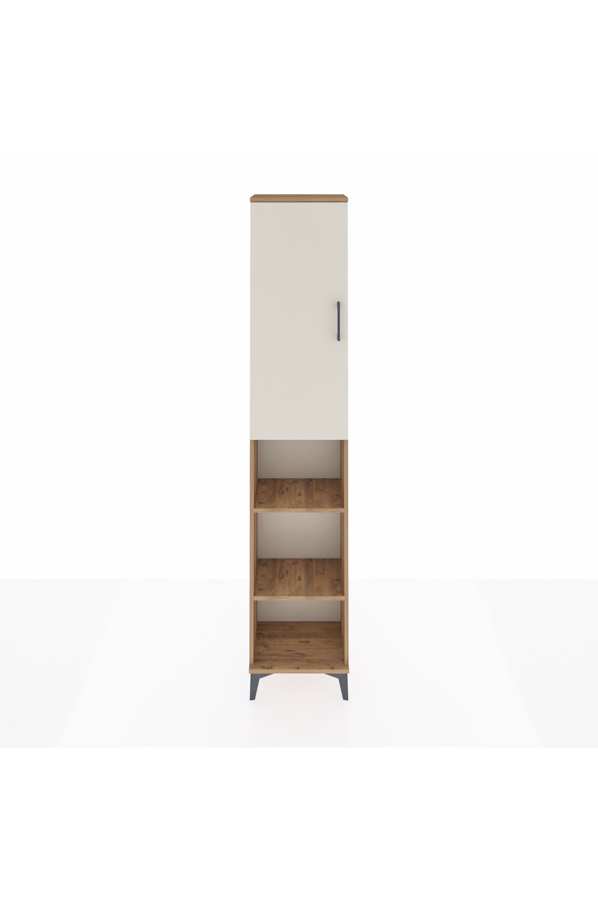 Arges Dolap 5 Raflı Tek Kapaklı 44x30x221 Çam-Aytaşı