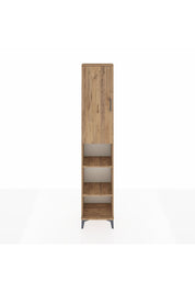 Arges Dolap 5 Raflı Tek Kapaklı 44x30x221 Çam-Çam