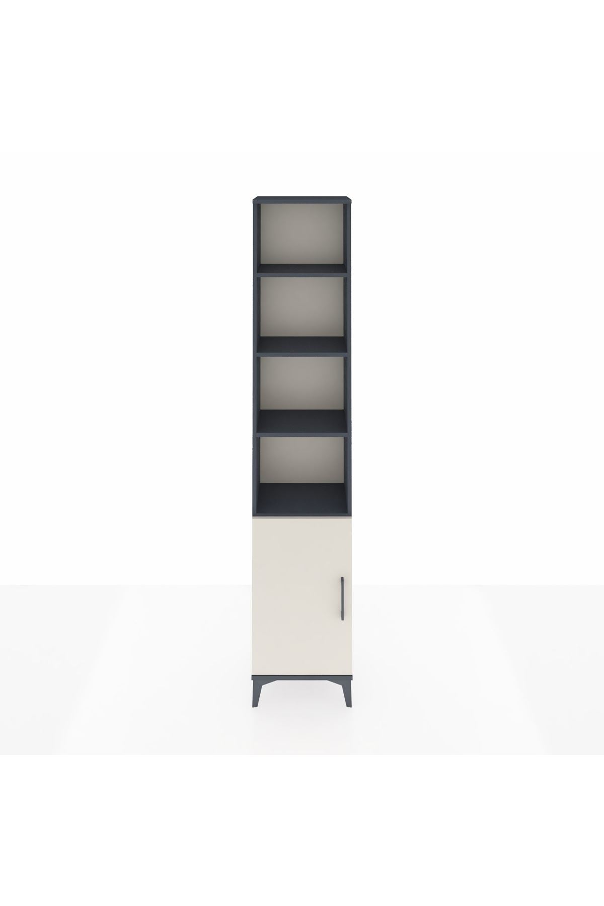 Arges Dolap 5 Raflı Tek Kapaklı 44x30x221 Antrasit-Aytaşı