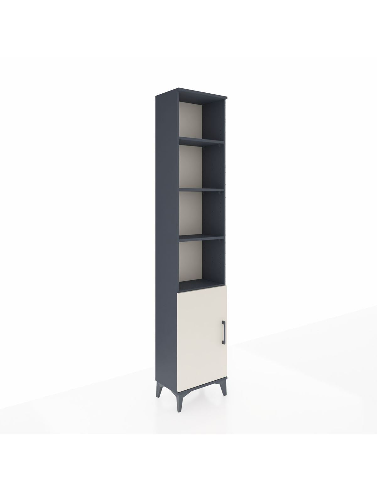 Arges Dolap 5 Raflı Tek Kapaklı 44x30x221 Antrasit-Aytaşı