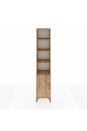 Arges Dolap 5 Raflı Tek Kapaklı 44x30x221 Çam-Çam