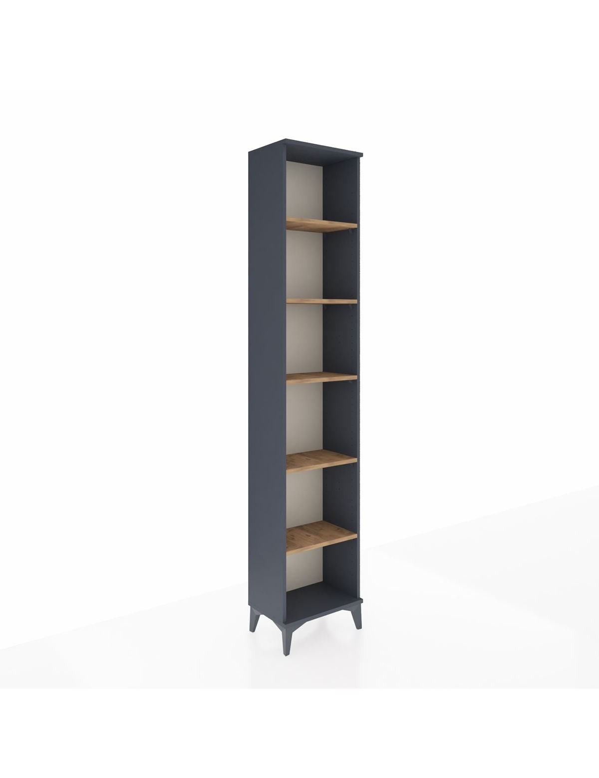 Arges Dolap 5 Raflı 44x30x221 Antrasit-Çam