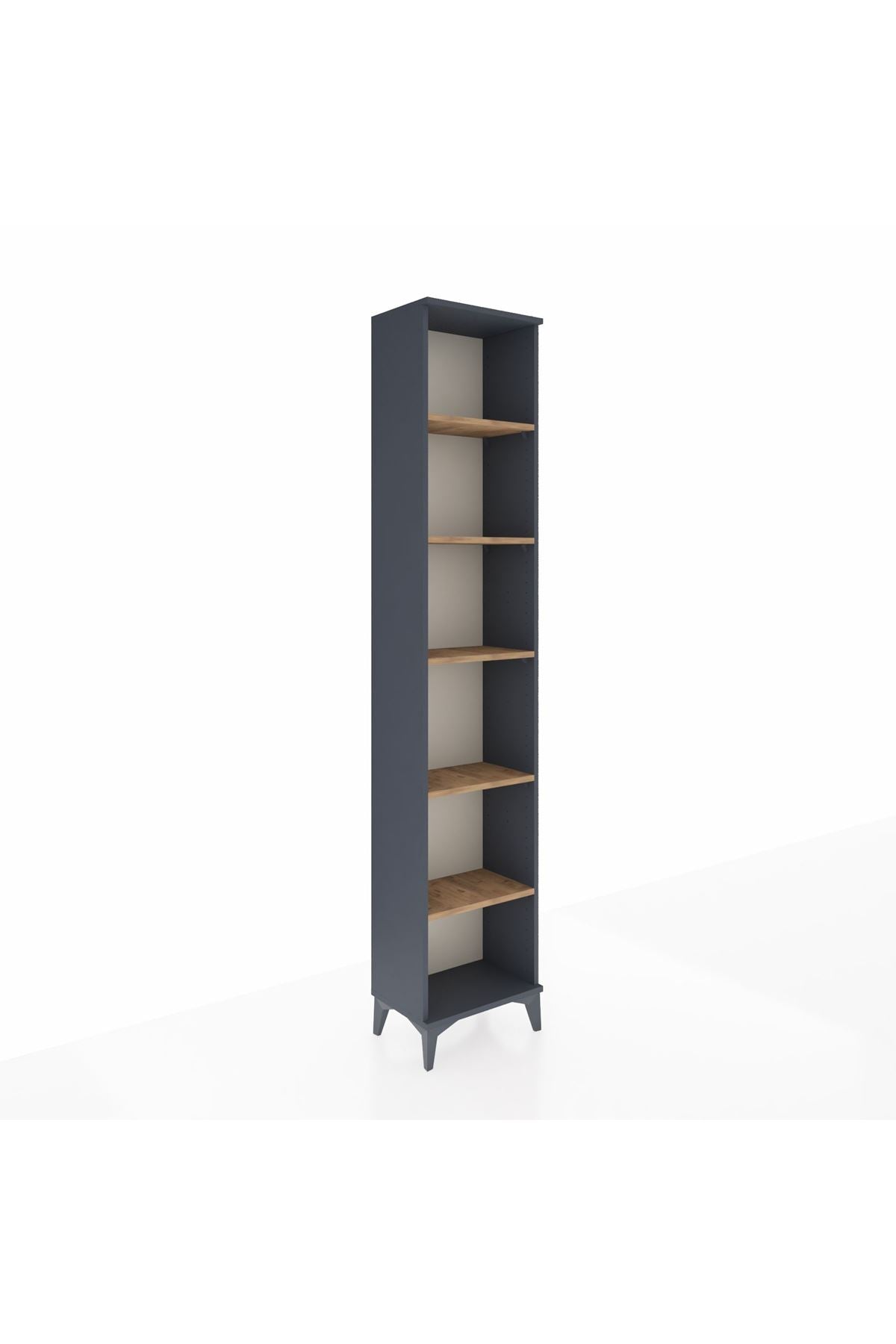 Arges Dolap 5 Raflı 44x30x221 Antrasit-Çam