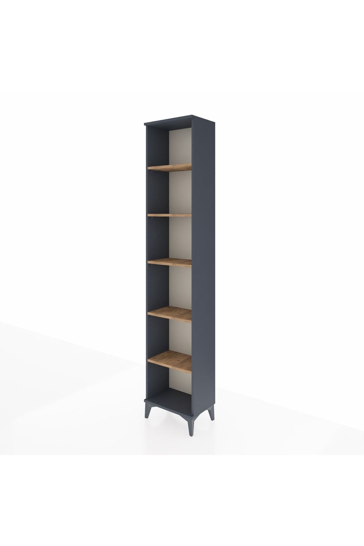 Arges Dolap 5 Raflı 44x30x221 Antrasit-Çam