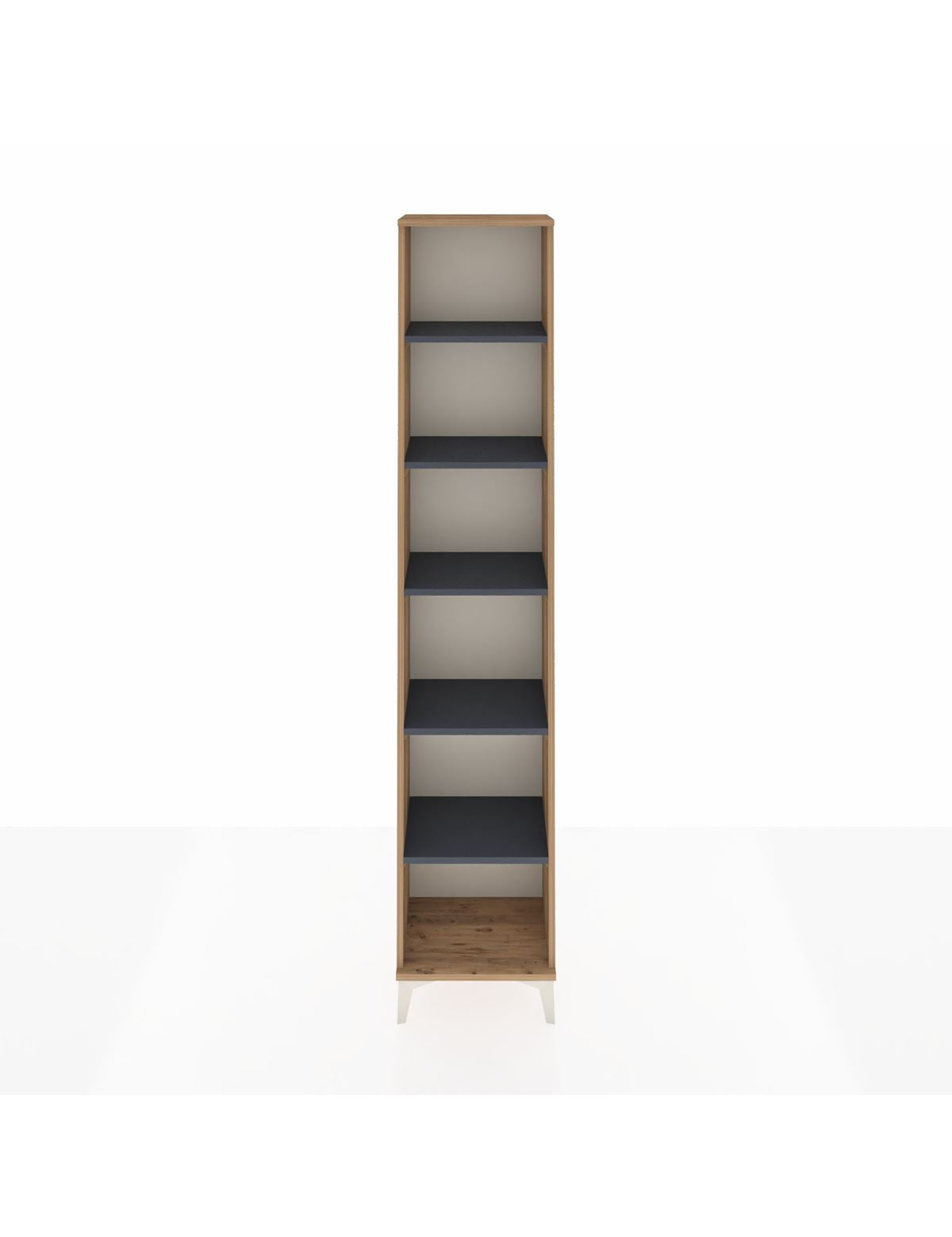 Arges Dolap 5 Raflı 44x30x221 Çam-Antrasit