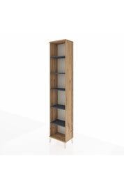 Arges Dolap 5 Raflı 44x30x221 Çam-Antrasit