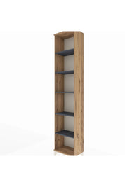 Arges Dolap 5 Raflı 44x30x221 Çam-Antrasit