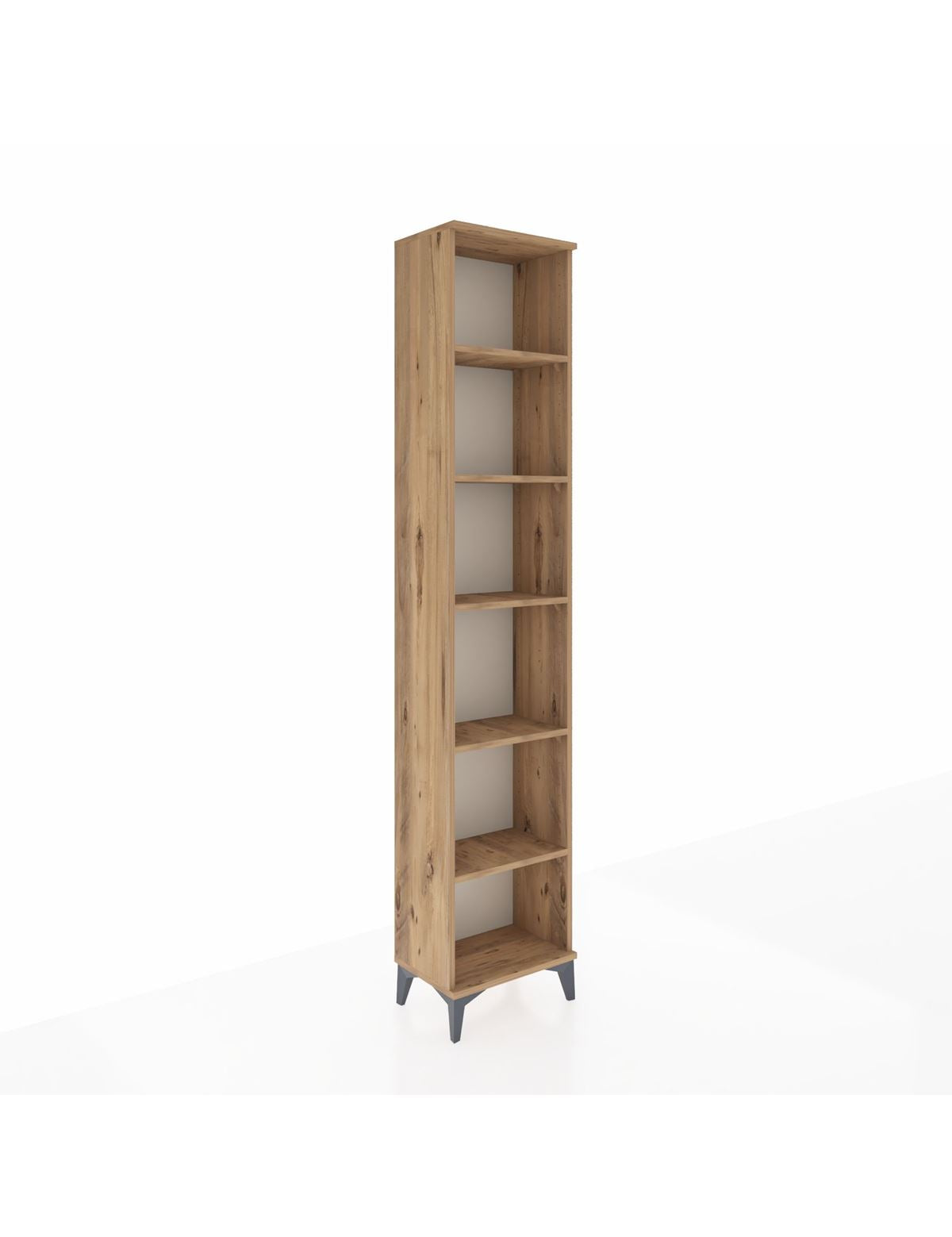 Arges Dolap 5 Raflı 44x30x221 Çam-Çam