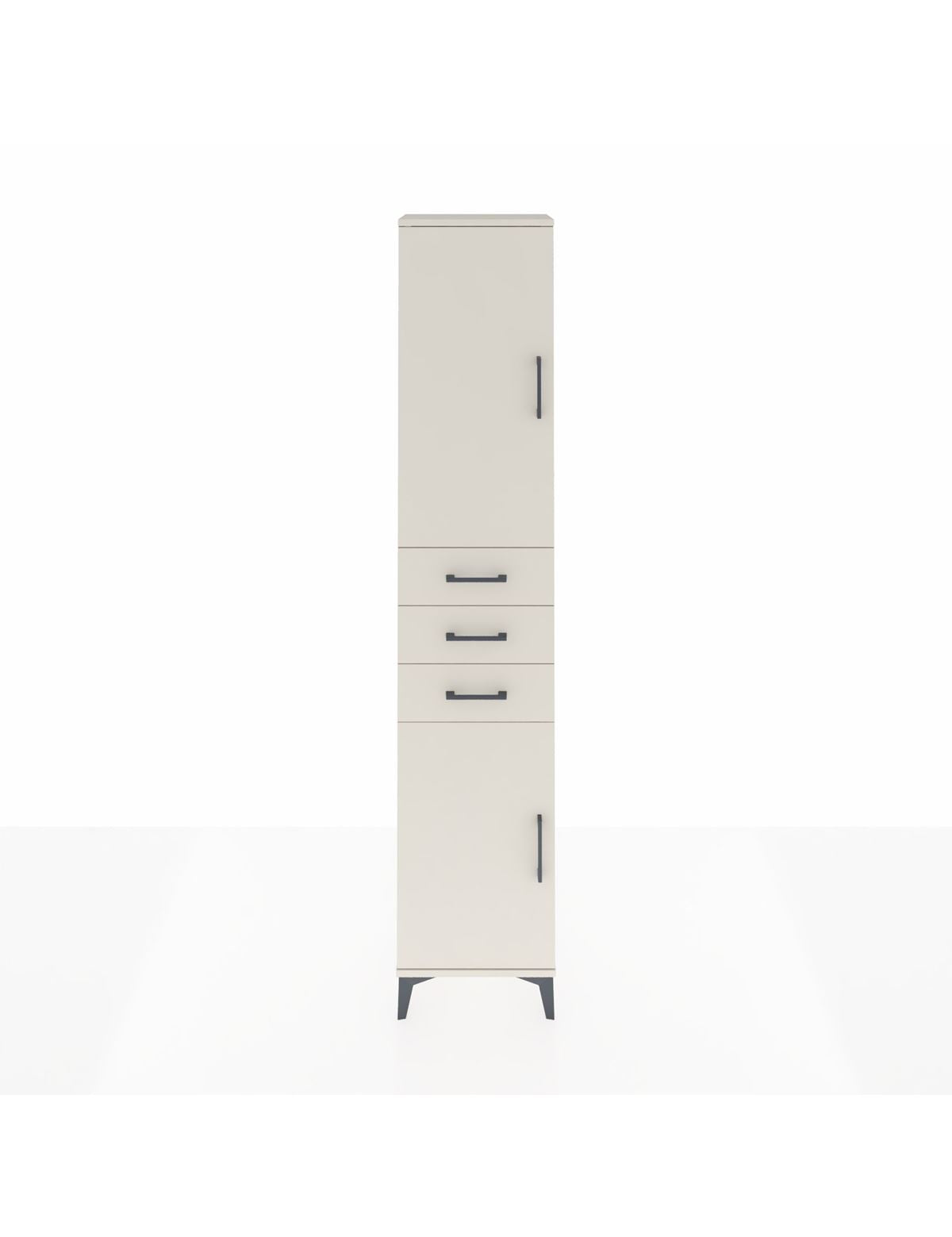 Arges Dolap 4 Raflı 3 Çekmeceli 2 Kapaklı 44x30x221 Aytaşı-Aytaşı