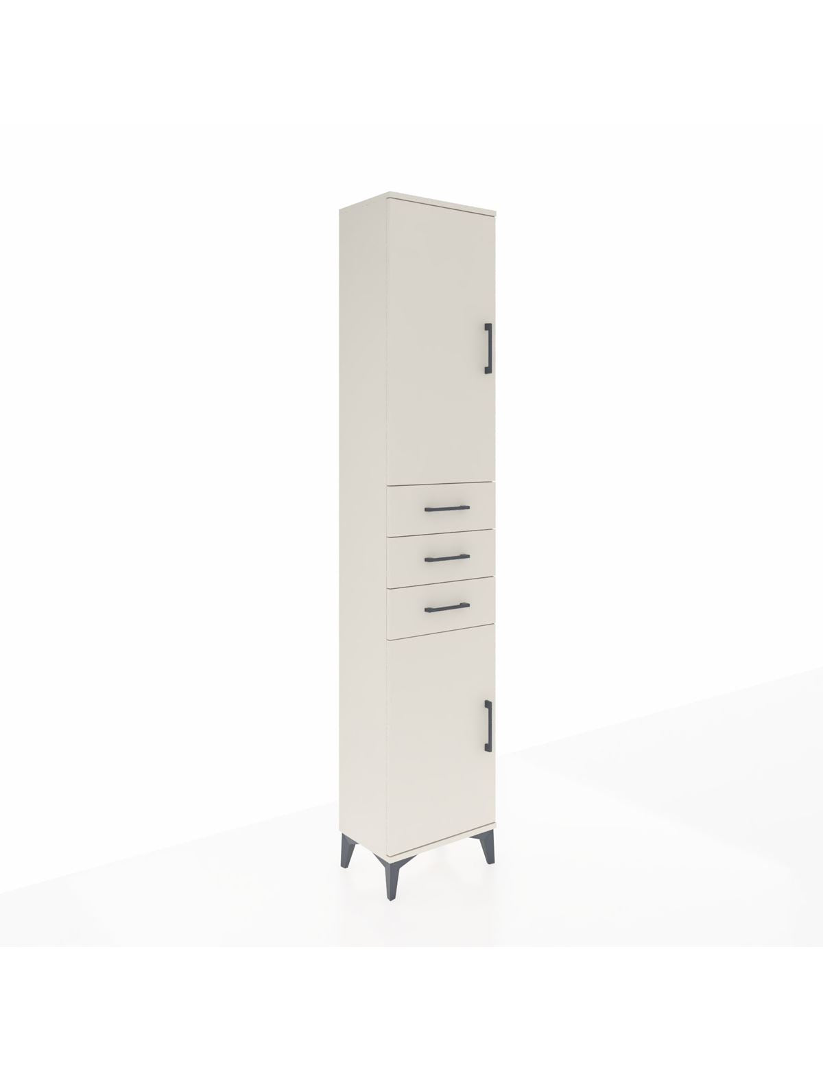 Arges Dolap 4 Raflı 3 Çekmeceli 2 Kapaklı 44x30x221 Aytaşı-Aytaşı