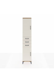 Arges Dolap 4 Raflı 3 Çekmeceli 2 Kapaklı 44x30x221 Çam-Aytaşı