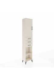 Arges Dolap 4 Raflı 3 Çekmeceli Tek Kapaklı 44x30x221 Aytaşı-Aytaşı