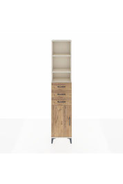 Arges Dolap 4 Raflı 3 Çekmeceli Tek Kapaklı 44x30x221 Aytaşı-Çam