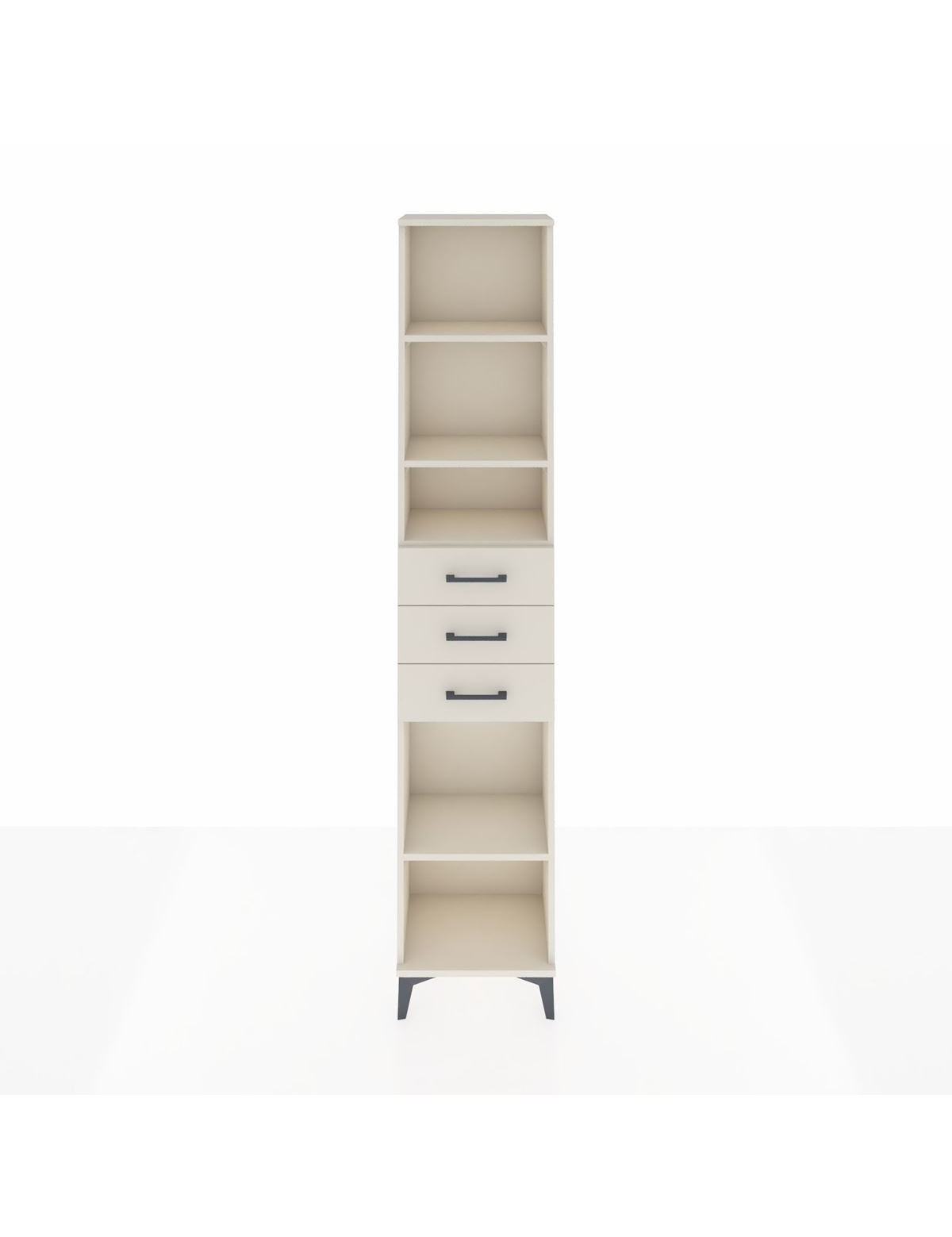 Arges Dolap 4 Raflı 3 Çekmeceli 44x30x221 Aytaşı-Aytaşı