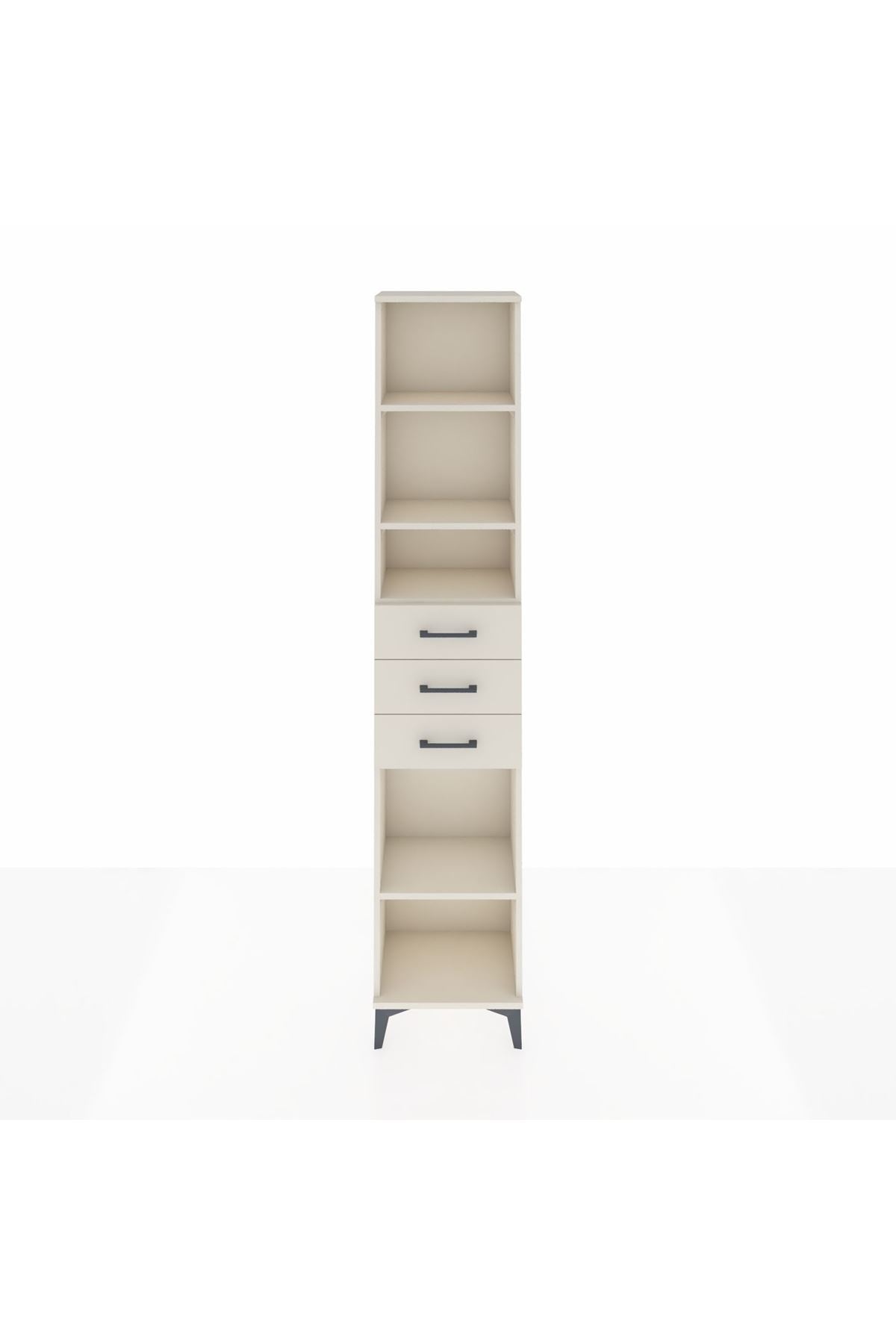 Arges Dolap 4 Raflı 3 Çekmeceli 44x30x221 Aytaşı-Aytaşı